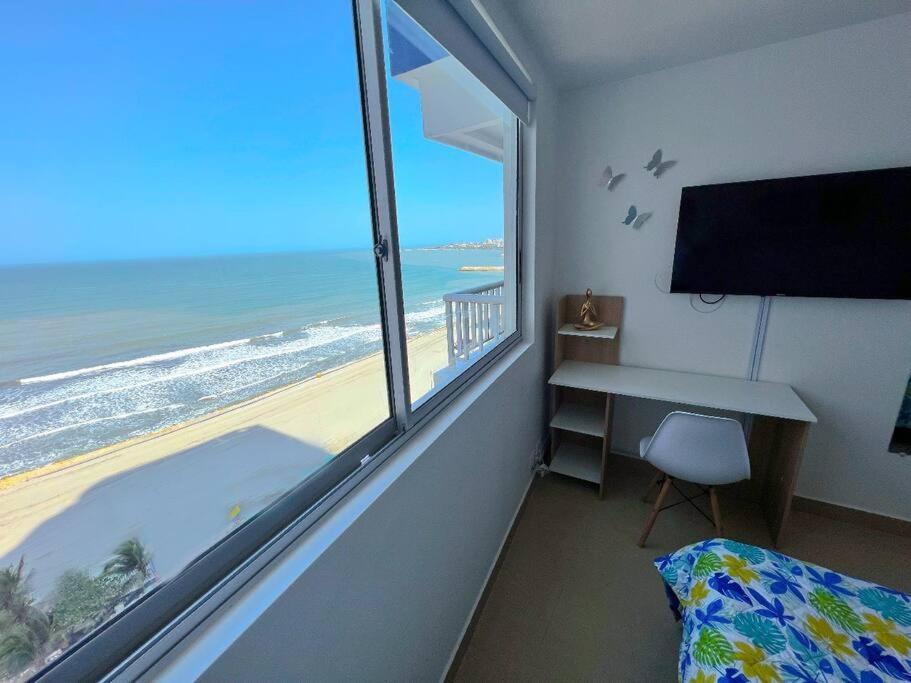 Apartamento Ideal Frente Al Mar Con Vista Espectacular *